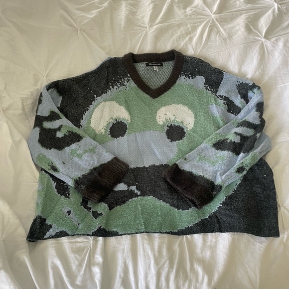 urban outfitters BDG asher jacquard pullover sweater - Picture 2 of 5